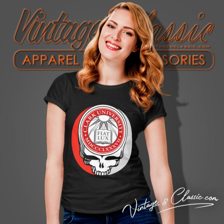 Clark University Grateful Dead Steal Your Face Women T Shirt Clark University Grateful Dead Steal Your Face Women T Shirt