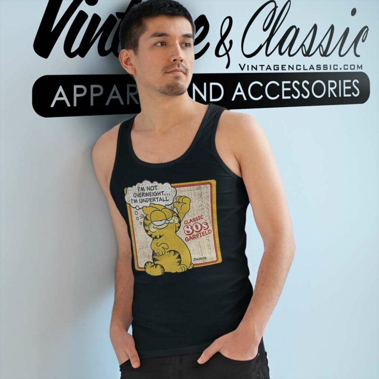 Classic 80s Garfield Tank Top Racerback Classic 80s Garfield Tank Top Racerback