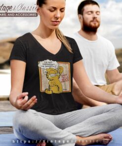 Classic 80s Garfield V Neck TShirt