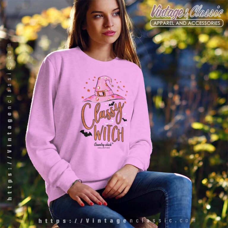 Classy Witch Simply Southern Halloween Sweatshirt Classy Witch Simply Southern Halloween Sweatshirt
