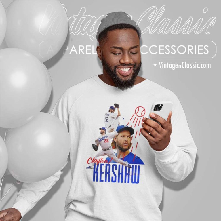 Clayton Kershaw Los Angeles Dodgers Sweatshirt Clayton Kershaw Los Angeles Dodgers Sweatshirt
