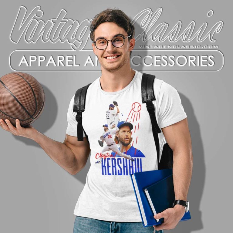 Clayton Kershaw Los Angeles Dodgers T Shirt Clayton Kershaw Los Angeles Dodgers T Shirt