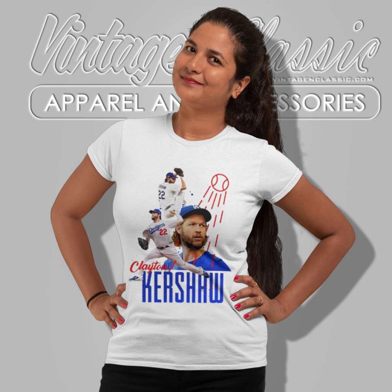 Clayton Kershaw Los Angeles Dodgers Women TShirt Clayton Kershaw Los Angeles Dodgers Women TShirt