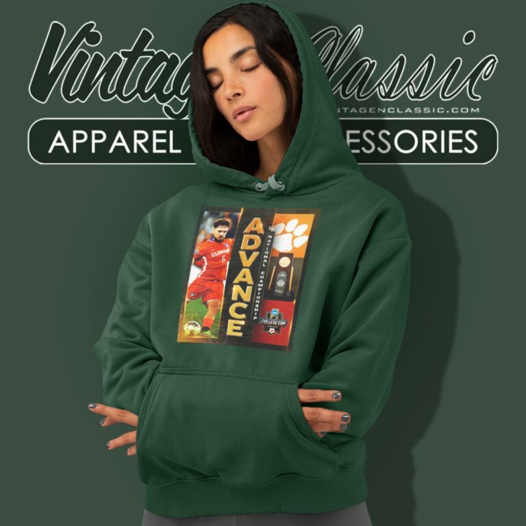 Clemson Mens Soccer Ncaa 2023 Division I Mens College Cup Championship Advance Hoodie Clemson Mens Soccer Ncaa 2023 Division I Mens College Cup Championship Advance Hoodie