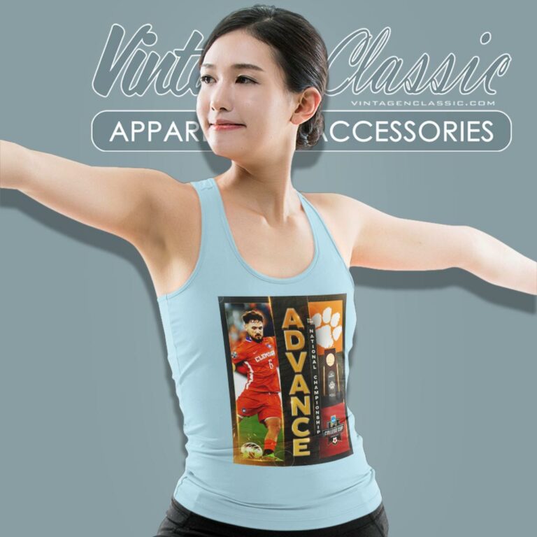 Clemson Mens Soccer Ncaa 2023 Division I Mens College Cup Championship Advance Tank Top Racerback Clemson Mens Soccer Ncaa 2023 Division I Mens College Cup Championship Advance Tank Top Racerback