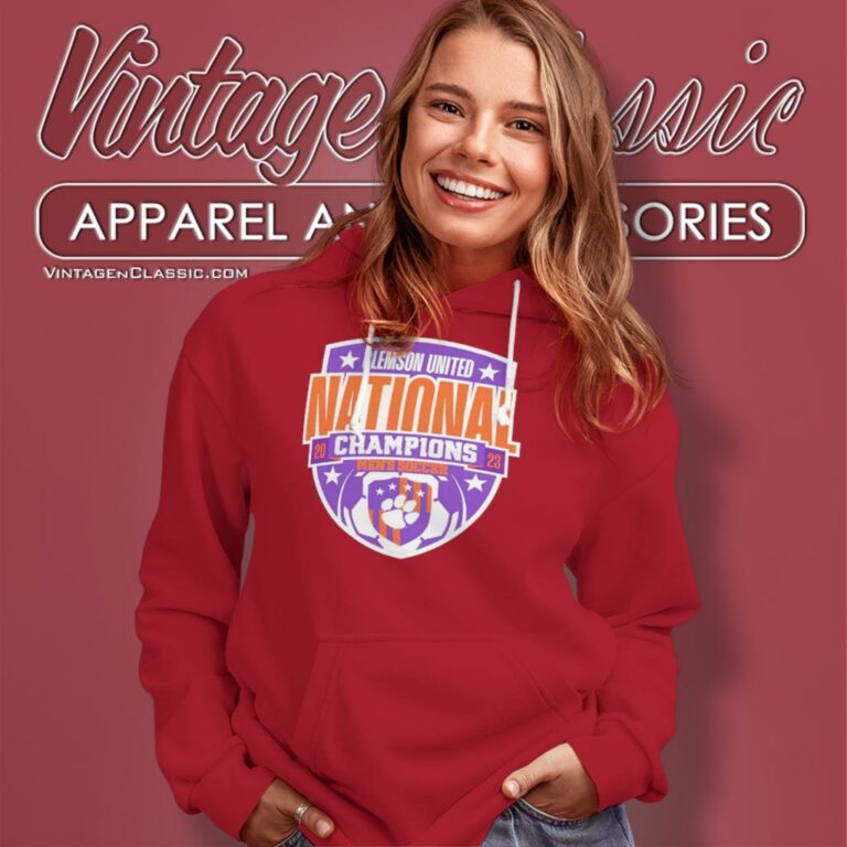 Clemson Tigers 2023 Ncaa Mens Soccer National Champions Logo Hoodie Clemson Tigers 2023 Ncaa Mens Soccer National Champions Logo Hoodie