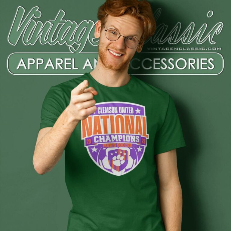 Clemson Tigers 2023 Ncaa Mens Soccer National Champions Logo T Shirt Clemson Tigers 2023 Ncaa Mens Soccer National Champions Logo T Shirt
