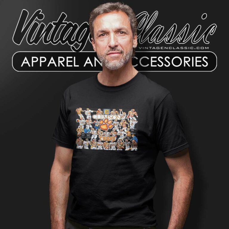 Clemson Tigers Football History Legend T Shirt Clemson Tigers Football History Legend T Shirt