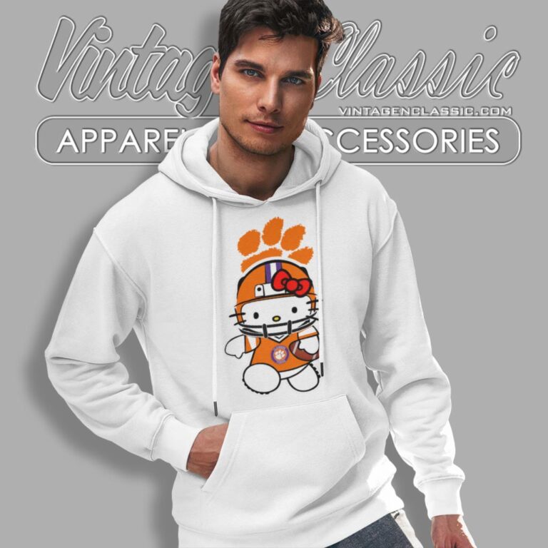 Clemson Tigers Hello Kitty Hoodie Clemson Tigers Hello Kitty Hoodie