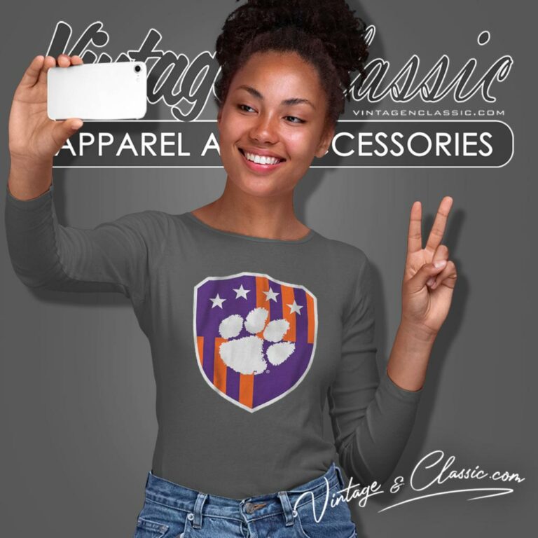 Clemson United Four Stars Long Sleeve Tee Clemson United Four Stars Long Sleeve Tee