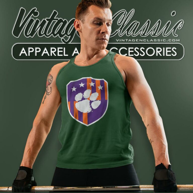 Clemson United Four Stars Tank Top Racerback Clemson United Four Stars Tank Top Racerback