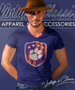 Clemson United Four Stars Shirt 5 Clemson United Four Stars V Neck TShirt