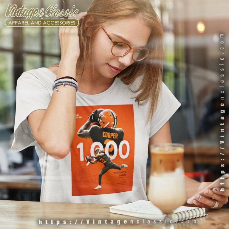 Cleveland Browns 1000 Receiving Yards Season In His Career Women TShirt Cleveland Browns 1000 Receiving Yards Season In His Career Women TShirt