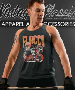 Cleveland Browns 15 Joe Flacco Signature Tank Top Racerback