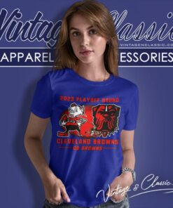 Cleveland Browns 2023 Playoff Bond Go Browns Women T Shirt