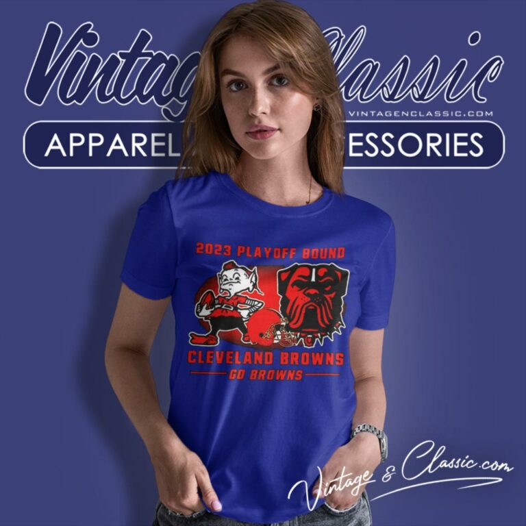 Cleveland Browns 2023 Playoff Bond Go Browns Women T Shirt Cleveland Browns 2023 Playoff Bond Go Browns Women T Shirt