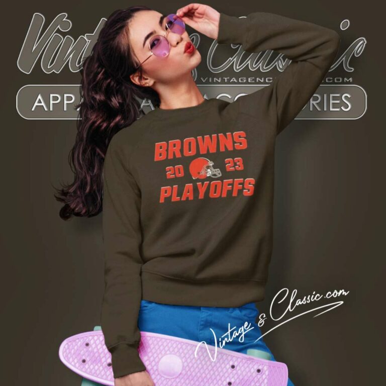Cleveland Browns 2023 Playoffs Nfl Sweatshirt Cleveland Browns 2023 Playoffs Nfl Sweatshirt