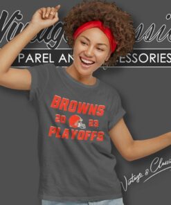 Cleveland Browns 2023 Playoffs Nfl Shirt 5 Cleveland Browns 2023 Playoffs Nfl Women TShirt