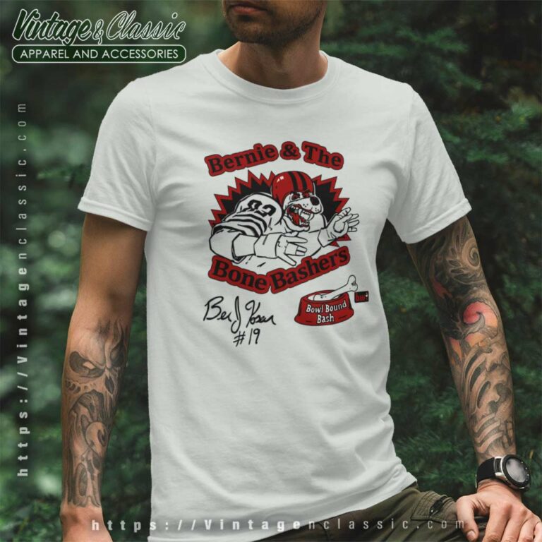 Cleveland Browns Bernie Kosar Bone Bashers T Shirt Cleveland Browns Bernie Kosar Bone Bashers T Shirt