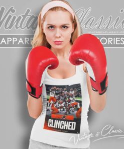 Cleveland Browns Clinched In Nfl Playoffs Tank Top Racerback