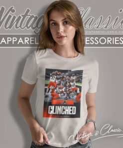 Cleveland Browns Clinched In Nfl Playoffs Women TShirt