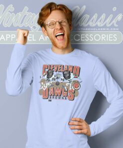 Cleveland Browns Dawg Pound Dixon Minnifield Long Sleeve Tee