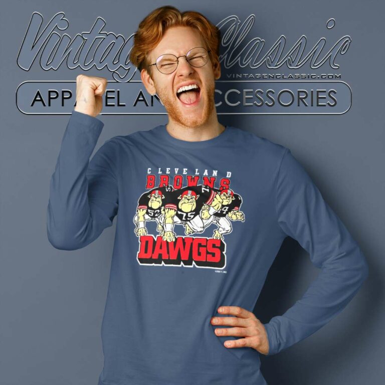 Cleveland Browns Dawgs Long Sleeve Tee Cleveland Browns Dawgs Long Sleeve Tee