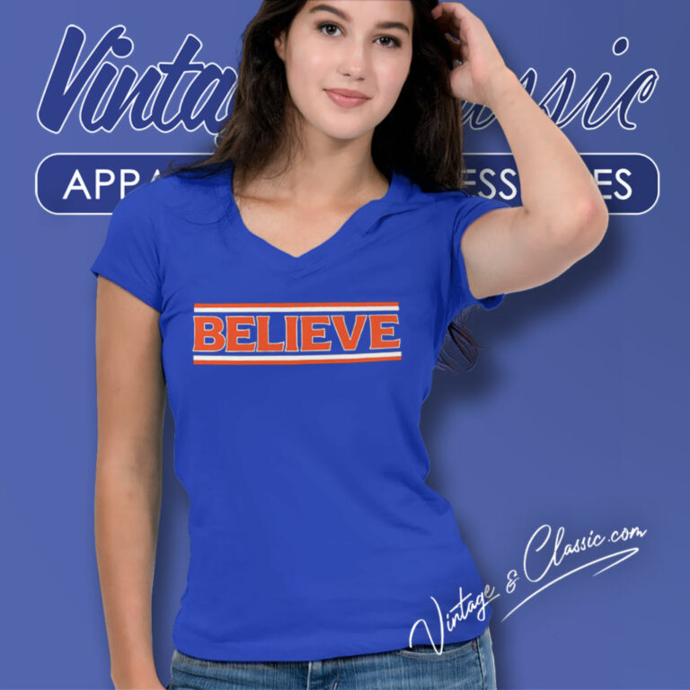 Cleveland Browns Football Believe V Neck TShirt Cleveland Browns Football Believe V Neck TShirt