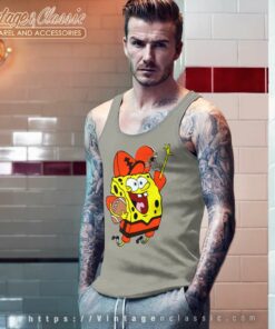 Cleveland Browns Football Spongebob Tank Top Racerback