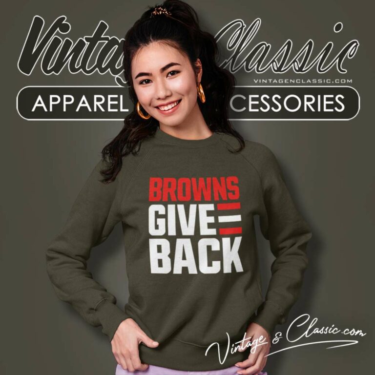 Cleveland Browns Give Back Sweatshirt Cleveland Browns Give Back Sweatshirt