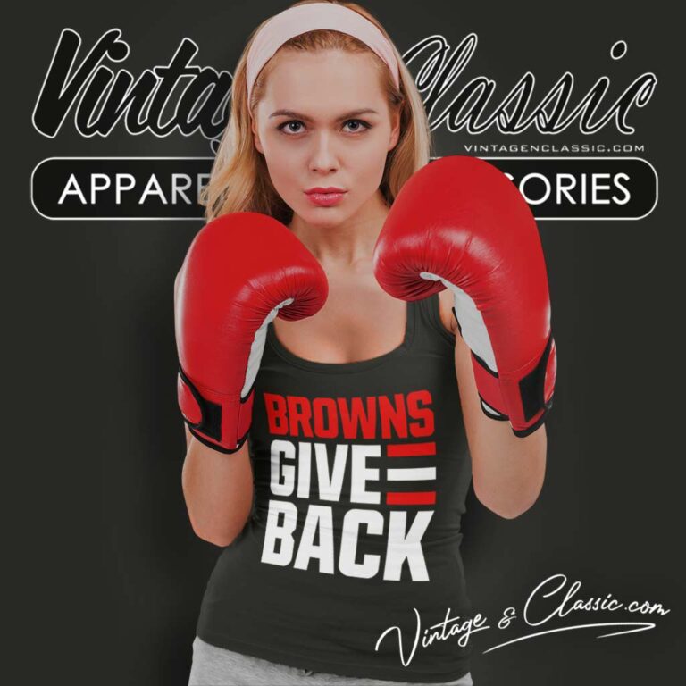 Cleveland Browns Give Back Tank Top Racerback Cleveland Browns Give Back Tank Top Racerback