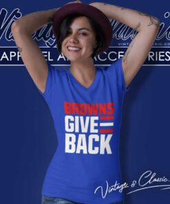 Cleveland Browns Give Back V Neck TShirt