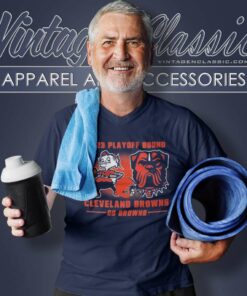 Cleveland Browns Go Brown Shirt Play Off Bound 4 Cleveland Browns Go Brown Shirt Play Off Bound V Neck TShirt