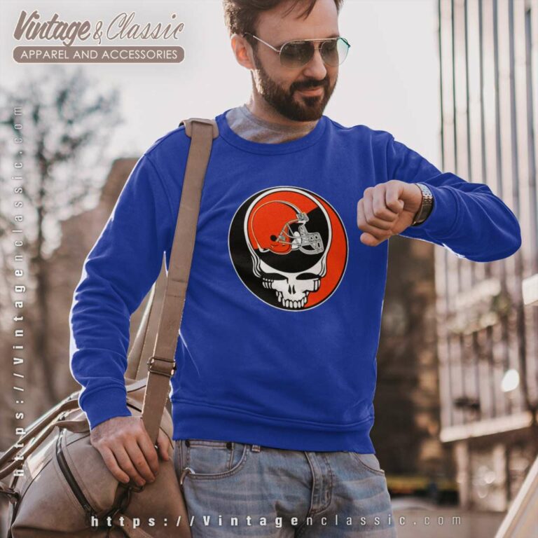 Cleveland Browns Grateful Dead Steal Your Face Sweatshirt Cleveland Browns Grateful Dead Steal Your Face Sweatshirt