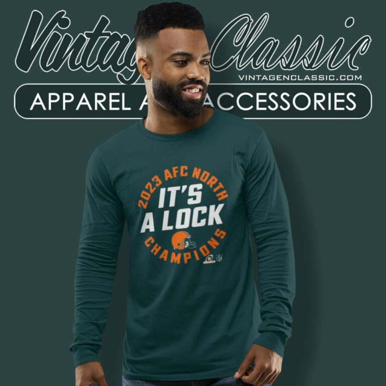 Cleveland Browns Its A Lock Shirt Nfc East Champions Long Sleeve Tee Cleveland Browns Its A Lock Shirt Nfc East Champions Long Sleeve Tee