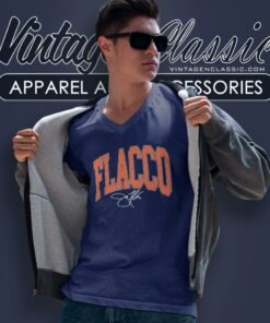 Cleveland Browns Joe Flacco Signature V Neck TShirt