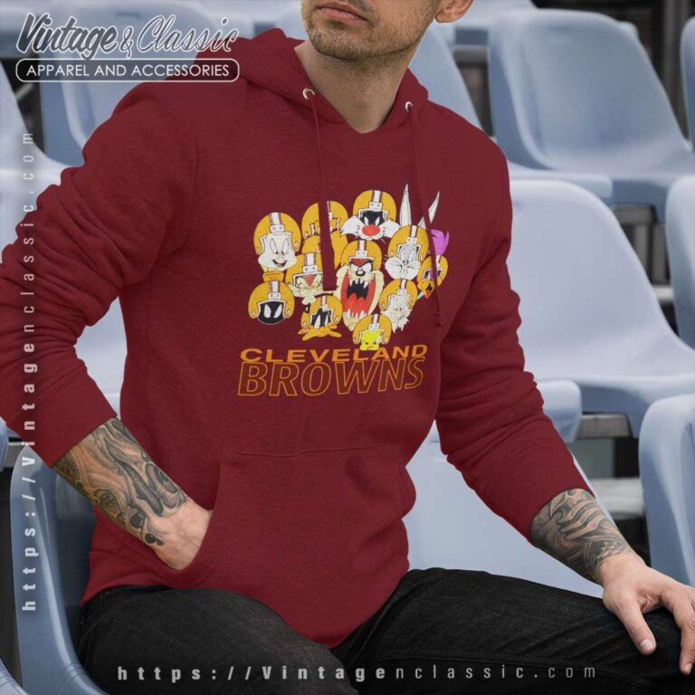Cleveland Browns Looney Tunes Characters Hoodie Cleveland Browns Looney Tunes Characters Hoodie
