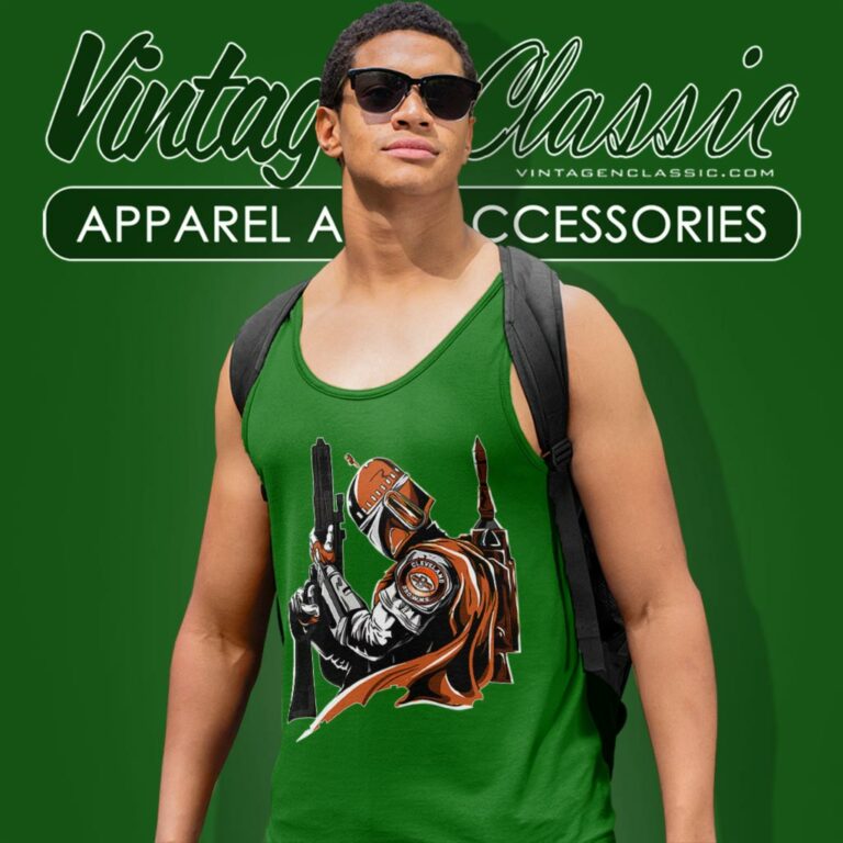 Cleveland Browns Mandalorian Star Wars Tank Top Racerback Cleveland Browns Mandalorian Star Wars Tank Top Racerback