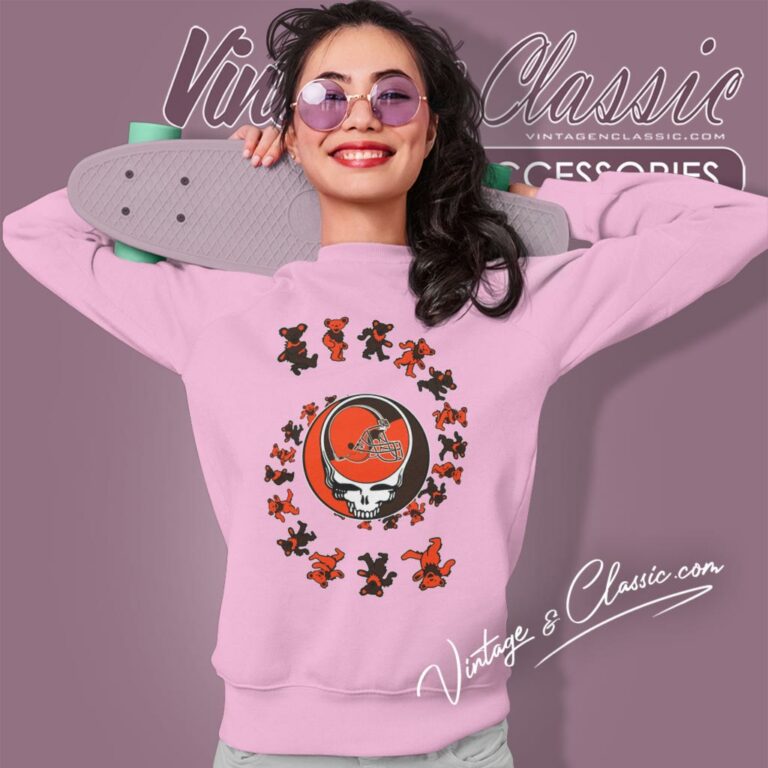 Cleveland Browns Nfl Grateful Dancing Bears Sweatshirt Cleveland Browns Nfl Grateful Dancing Bears Sweatshirt