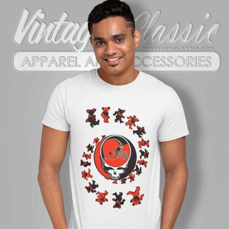 Cleveland Browns Nfl Grateful Dancing Bears T Shirt Cleveland Browns Nfl Grateful Dancing Bears T Shirt