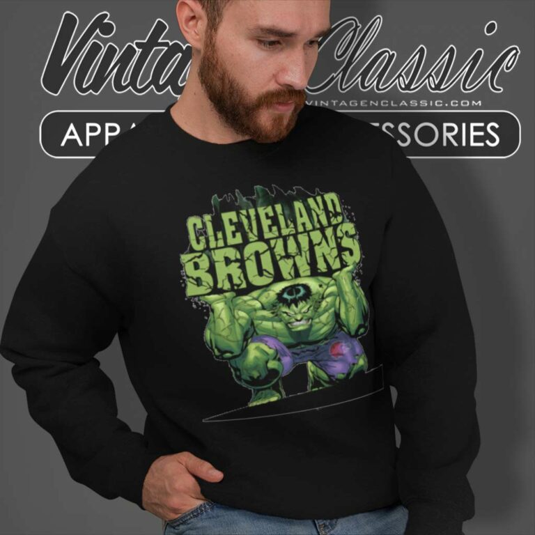Cleveland Browns Nfl Hulk Avengers Sweatshirt Cleveland Browns Nfl Hulk Avengers Sweatshirt
