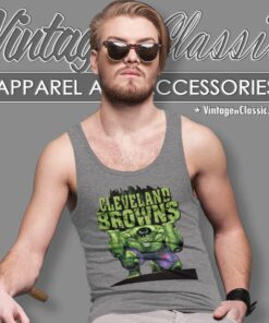 Cleveland Browns Nfl Hulk Avengers Tank Top Racerback