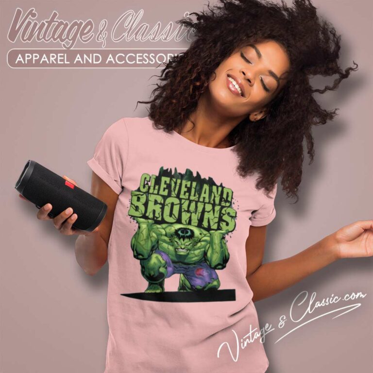 Cleveland Browns Nfl Hulk Avengers Women TShirt Cleveland Browns Nfl Hulk Avengers Women TShirt