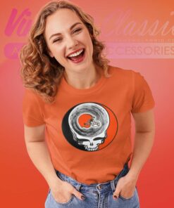 Cleveland Browns Shirt Nfl Grateful Dead Logo Women TShirt