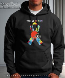 Cleveland Browns Tackle Autism Awareness Hoodie