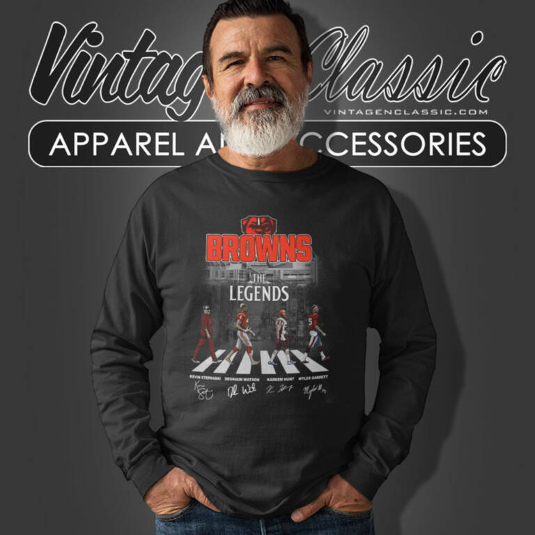 Cleveland Browns The Legends Signature Long Sleeve Tee Cleveland Browns The Legends Signature Long Sleeve Tee