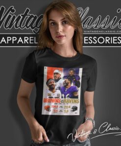 Cleveland Browns Vs Baltimore Ravens Game Day Football 2023 Women T Shirt