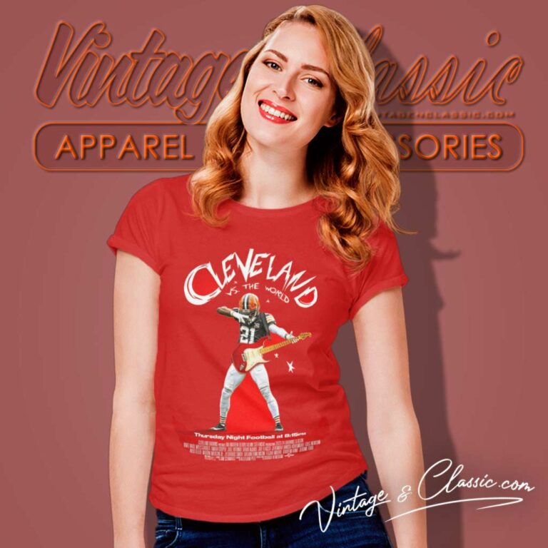 Cleveland Browns Vs The World Thursday Night Football Women TShirt Cleveland Browns Vs The World Thursday Night Football Women TShirt