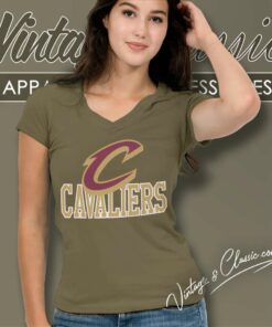 Cleveland Cavaliers 2024 Tip Off Nba Logo V Neck TShirt