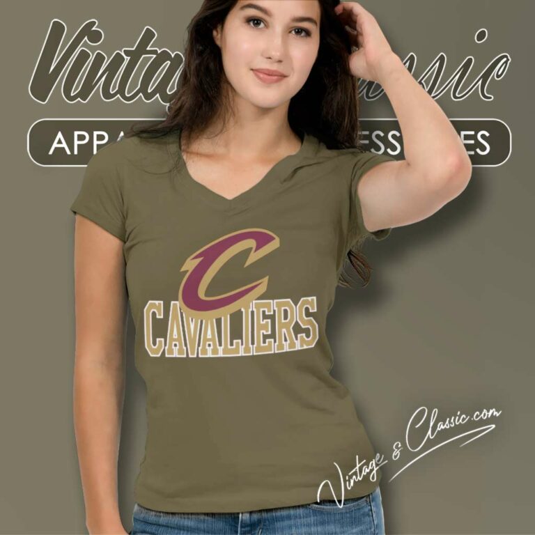 Cleveland Cavaliers 2024 Tip Off Nba Logo V Neck TShirt Cleveland Cavaliers 2024 Tip Off Nba Logo V Neck TShirt
